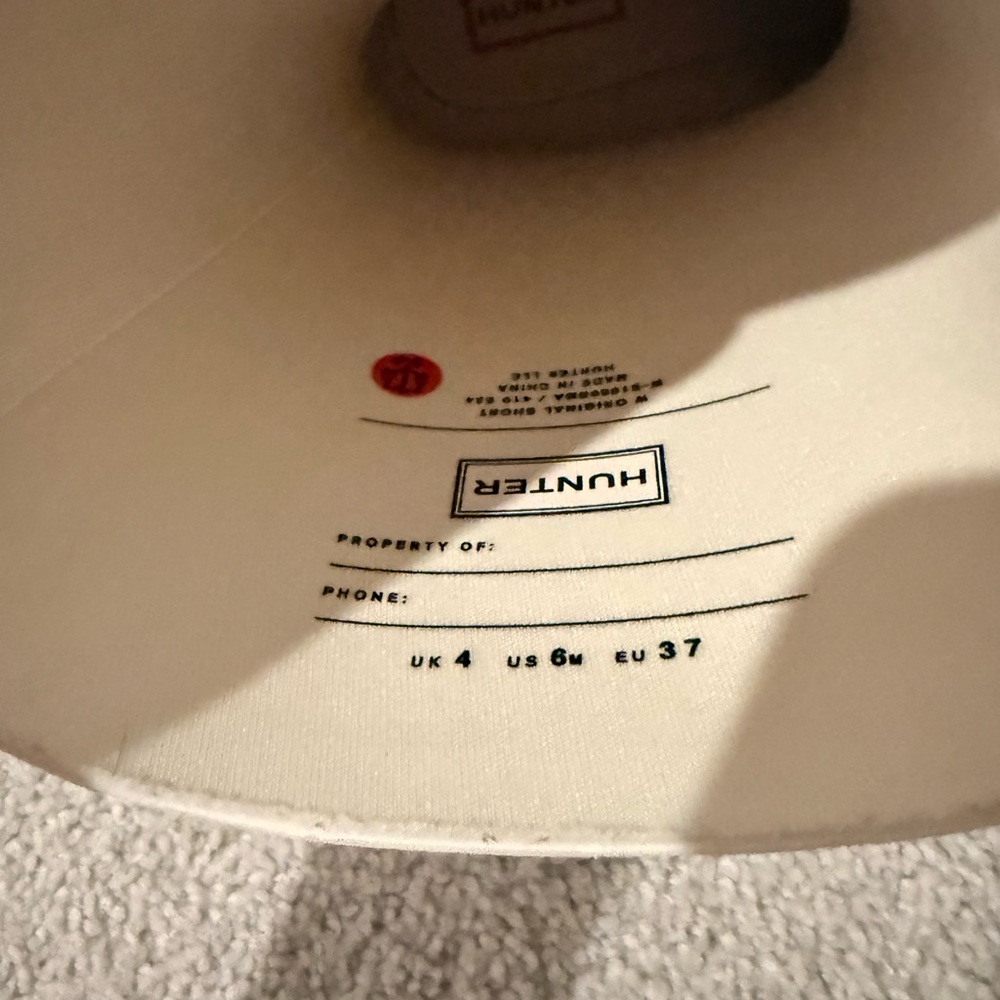 Hunter Classic Ivory Boots - Picture 4 of 4